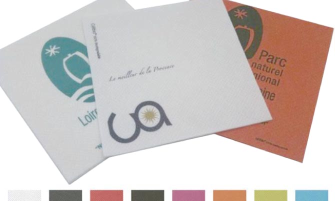 Imprimerie - Serviettes Papier | Graphiste Impression Lyon Montpellier Grenoble Valence Saint-Etienne Annonay | Jus2Pom Studio